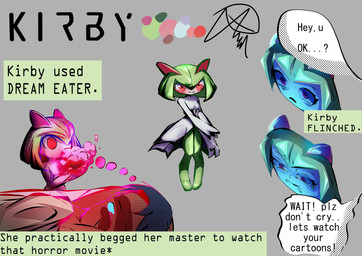 3_fingers bodily_fluids clothed clothing female fingers flustered grey_background humor shy simple_background solo tears text rottdaver nintendo pokemon gardevoir generation_3_pokemon humanoid kirlia mammal pokemon_(species) concept_art english_text flat_colors full-length_portrait hi_res portrait shaded signature sketch watermark