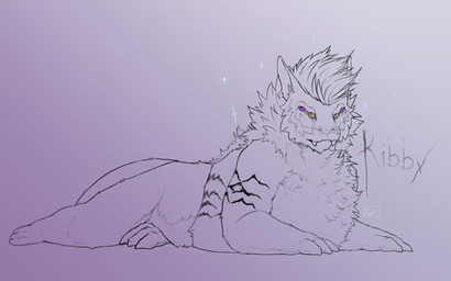 4_eyes 6_legs claws feral hair humanoid_pointy_ears looking_at_viewer lying male multi_eye multi_limb pointy_ears solo toe_claws geno28 kurt_the_thunderfloof alien ambiguous_species felid feline mammal 16:10 hi_res watermark widescreen