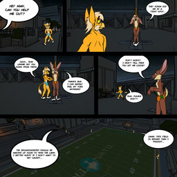 adolescent anthro bound briefs bulge clothing dialogue duo exposed flagpole football_field forced hazing humiliation jogging male outside public public_exposure running school streaking text underwear wedgie young young_anthro young_male racketraccoon mythology codyferra avian bird gryphon hare lagomorph leporid mammal mythological_avian mythological_creature rabbit 1:1 comic english_text hi_res