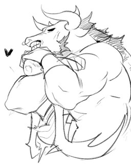 abdominal_bulge chokehold duo headlock male male/male fszer0 league_of_legends riot_games tencent alistar_(lol) kha'zix_(lol) humanoid monochrome