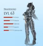 anthro armor feathered_wings feathers grey_body male melee_weapon solo sword text weapon wings fruitbloodmilkshake hasbro my_little_pony mythology fan_character tradewind equid equine mammal mythological_creature mythological_equine pegasus english_text hi_res