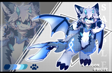 2_horns :3 anthro big_eyes black_bars blue_body blue_eyes blue_fur blue_horn fur horn kemono looking_at_viewer male nude_anthro nude_male slim_anthro slim_male solo white_body white_fur hlg7777 mythology dragon furred_dragon furred_scalie mythological_creature mythological_scalie scalie 2022 hi_res letterbox