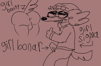 anthro anus backsack balls bedroom_eyes blush butt duo genitals gynomorph intersex intersex/intersex narrowed_eyes seductive selfcest square_crossover tenting tongue tongue_out crazymazies bonbon_(crazymazies) mazie_(crazymazies) canid canine canis dachshund domestic_dog hunting_dog mammal hi_res trans_(lore) trans_woman_(lore)
