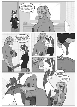 animal_genitalia anise anthro areola balls bathroom big_breasts breasts clothing dickgirl equine freckles_(artist) horse horsecock intersex kissing male male_on_dickgirl mammal nipples pants penis sheath shirt underwear
Rating: Explicit
Score: 18
User: TDODirector
Date: December 14, 2013