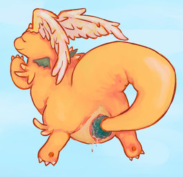 anthro female feral genitals masturbation penetration solo stretched_pussy tail tail_fetish tail_insertion tail_masturbation tail_play vulva 2ri mythology nintendo pokemon dragon generation_9_pokemon mega_dragonite mega_evolution mythological_creature mythological_scalie pokemon_(species) scalie hi_res