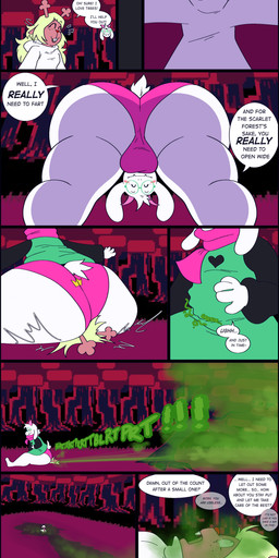 anthro antlers balls blush buckteeth bulge clothing cruelty dialogue dirty_talk dominant dominant_male duo emanata eyes_closed eyewear facesitting facesitting_pov fart fart_cloud fart_fetish farting_in_mouth farting_on_another farting_on_face female femboy first_person_view forest fur genitals glasses green_fart_cloud hair horn hyper hyper_fart long_hair male male/female panties pink_clothing pink_horn pink_panties pink_underwear plant rumbling_stomach scarf sitting_on_another smelly smile sound_effects teeth text tree underwear vowelless vowelless_sound_effect wearing_glasses white_body white_fur wide_eyed ti-ling deltarune undertale_(series) noelle_holiday ralsei darkner deer mammal new_world_deer reindeer absurd_res comic digital_media_(artwork) english_text hi_res