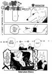 anthro black_and_white canid canine canis comic dialogue duo english_text fur hi_res kemono male mammal monochrome rolf text translated wolf yakantuzura zinovy