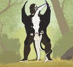 anthro balls breasts clenched_feet detailed_background duo female forest genitals humanoid_genitalia humanoid_penis looking_pleasured male male/female muscular muscular_anthro muscular_male nipples non-mammal_balls non-mammal_breasts non-mammal_nipples penis plant pussy sex standing standing_sex tail tail_wraps tree wraps herpydragon european_mythology mythology jyan_nashson zera_stormfire cetacean dolphin dragon glaive_wyvern mammal marine mythological_creature mythological_scalie oceanic_dolphin orca scalie toothed_whale western_dragon wyvern 2020