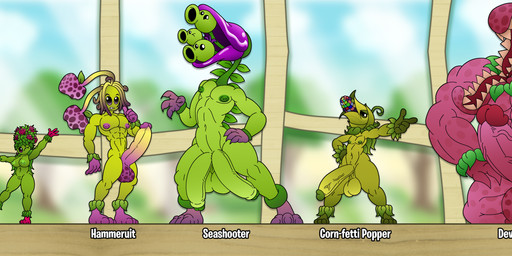 2_penises 3_heads 3_toes 4_fingers abs alternate_species anthro areola balls balls_on_ground biceps big_balls big_penis biped bivalve_shell black_eyes breasts carnivorous_plant chart circumcised claws corn detailed_background erection eyeless faceless_character faceless_humanoid faceless_male feet female femboy finger_claws fingers flaccid flower flower_mouth food foreskin front_view fruit genitals gesture glans gradient_body gradient_penis green_areola green_balls green_body green_nipples green_penis group hand_gesture hand_holding hand_on_ground hand_on_hip height_chart huge_penis humanoid_genitalia humanoid_penis humanoidized kneeling leaf leaf_hair long_neck looking_at_viewer looking_back male markings mollusk_shell monotone_body mouthless multi_genitalia multi_head multi_jaw multi_penis multicolored_body multicolored_penis muscular muscular_arms muscular_humanoid muscular_male navel nipples nude one_eye_closed open_mouth pecs penis petals pink_body pink_penis plant plant_hair pointing pointing_at_viewer pose pseudo_hair pubes purple_balls purple_body purple_nipples purple_penis raised_arm red_balls red_body red_nipples saggy_balls sharp_teeth shell shrub sky spots spotted_balls spotted_body spotted_genitalia spotted_markings spread_arms standing teeth text thick_thighs toe_claws toes tree two_tone_body vegetable vein veiny_penis vulva wide_hips window wink winking_at_viewer yellow_body yellow_penis annaengine electronic_arts plants_vs._zombies popcap_games corn-fetti_popper_(pvz) devour_bloom_(pvz) elemental_creature elemental_humanoid flora_fauna flower_creature flower_humanoid food_creature food_humanoid fruit_humanoid hammeruit_(pvz) humanoid living_fruit living_vegetable peashooter_(pvz) plant_humanoid seashooter_(pvz) sweetheart_snare_(pvz) vegetable_humanoid absurd_res digital_drawing_(artwork) digital_media_(artwork) english_text hi_res model_sheet
