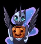 alpha_channel blue_eyes blue_hair equine female feral friendship_is_magic fur grasspainter hair helmet horn jack_o'_lantern long_hair looking_at_viewer mammal my_little_pony nightmare_moon_(mlp) plain_background pumpkin smile solo transparent_background winged_unicorn wings
Rating: Safe
Score: 17
User: Deatron
Date: October 28, 2013