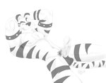 anthro big_penis genitals looking_at_viewer male mascot muscular muscular_anthro muscular_male penis solo rcc2002 frosted_flakes kellogg's tony_the_tiger felid mammal pantherine tiger 2016 monochrome