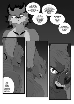 angry anthro bodily_fluids crying dialogue duo eyewear floor glasses hair looking_back male ponytail solo tattoo tears text wood wood_floor viola_bat victor_johansen viola_bat_(character) bat canid canine fox mammal absurd_res comic english_text hi_res monochrome
