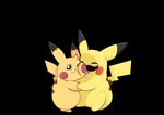 cheek_bulge duo facial_hair feral hug male male/male mustache smile unknown_artist nintendo pokemon guisaldo generation_1_pokemon pikachu pokemon_(species) absurd_res alpha_channel hi_res