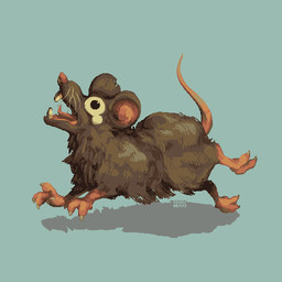 ambiguous_gender bodily_fluids feral incisors long_tail mouse_ears notched_ear open_mouth snout solo tail tears thin_tail tongue pavanz unnamed_character mammal murid murine rat rodent 1:1 digital_media_(artwork) digital_painting_(artwork) painting_(artwork) watermark