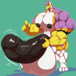 4_toes 5_fingers anthro balls beak bend_penis big_balls big_muscles big_pecs big_penis black_nipples black_penis bodily_fluids drooling erection feet fingers genitals green_background huge_balls huge_muscles huge_pecs huge_penis humanoid_genitalia humanoid_penis hyper hyper_balls hyper_genitalia hyper_muscles hyper_pecs hyper_penis male multicolored_body muscular muscular_anthro muscular_male nipples nude open_mouth pecs penis saliva simple_background solo toes tongue tongue_out vein veiny_penis bobert avian 1:1 2020 hi_res