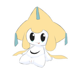 female genitals simple_background sitting sitting_on_another smile smiling_at_viewer solo spread_legs spreading tongue tongue_out vulva white_background chillsol nintendo pokemon generation_3_pokemon humanoid jirachi legendary_pokemon pokemon_(species) 1:1 hi_res