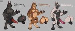 andromorph animal_genitalia animal_penis animal_pussy anthro anus backsack balls big_balls big_penis biped butt canine_genitalia canine_penis canine_pussy claws digitigrade erection genitals group huge_penis intersex knot male mastectomy_scar muscular muscular_andromorph muscular_anthro muscular_intersex muscular_male paws pecs penis perineum pussy saggy_balls scar simple_background tail trio vein veiny_penis lddraws canid canine canis dobermann domestic_dog mammal pinscher hi_res trans_(lore) trans_man_(lore)