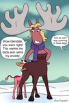 anal dialogue duo female female/female oral rimming sex text dixydelightful centaurworld netflix glendale_(centaurworld) moosetaur_(centaurworld) deer equid equid_taur gerenuk_taur humanoid_taur mammal mammal_taur moose new_world_deer taur english_text hi_res