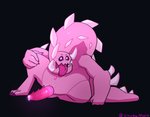 animal_genitalia animal_penis bodily_fluids genital_fluids genital_slit genitals male nude penis solo tongue tongue_out ncpk cartoon_network steven_universe monster_steven alien corrupted_gem