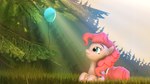 balloon blue_eyes eyelashes female feral fur grass hair happy inflatable looking_at_balloon looking_at_object lying pink_body pink_ears pink_fur pink_hair pink_tail plant quadruped smile solo tail tree ferexes friendship_is_magic hasbro my_little_pony pinkie_pie_(mlp) earth_pony equid equine horse mammal pony 16:9 2015 3d_(artwork) digital_media_(artwork) hi_res widescreen