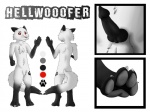 anthro balls black_body black_fur black_penis claws digitigrade dipstick_tail erection featureless_crotch feet felide fur genitals gloves_(marking) hindpaw leg_markings male markings nude paws penis raised_hand red_eyes socks_(marking) solo tail tail_markings white_body white_fur dancrescentwolf hellwooofer canid canine domestic_cat felid feline felis hybrid mammal 4:3 absurd_res hi_res model_sheet