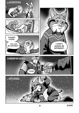 anthro attempted_murder beaver_tail begging betrayal buckteeth clothing dialogue female feral group male pleading_eyes pointy_ears poisoned rabbit_ears scales snow speech_bubble struggling sweater teeth text throwing_character topwear venom venom_injector some_(someone) disney zootopia gary_de'snake judy_hopps nibbles_maplestick nick_wilde pawbert_lynxley beaver canada_lynx canid canine european_rabbit felid feline fox lagomorph leporid lynx mammal oryctolagus pit_viper rabbit red_fox reptile rodent scalie snake true_fox viper comic english_text hi_res monochrome