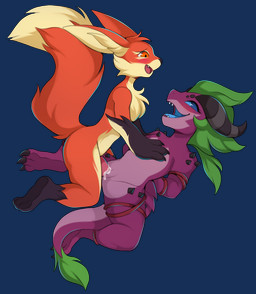 anthro bdsm blush bodily_fluids bondage bound cum cum_in_vagina cum_inside duo feet female genital_fluids male male/female restraints rope rope_bondage smile soles toes cocofloffo blizzard_entertainment warcraft lura seline_ro canid canine fox kobold mammal scalie vulpera alpha_channel hi_res