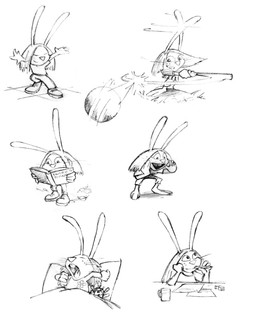 anthro baseball_bat bat_(object) book bottomwear clothed clothing female hair multiple_poses pants paper pencil_(object) pillow pose reading reading_book shirt solo text topwear waking_up young young_anthro young_female jake_lunt_davies don't_eat_the_neighbours lucy_(don't_eat_the_neighbours) lagomorph leporid mammal rabbit 2000 concept_art english_text hi_res monochrome sketch_page traditional_media_(artwork)