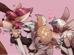2019 adaline_(sharemyshipment) alexis_(vulpessentia) amber_eyes anthro armwear balls big_penis biped bisexual blonde_hair blue_eyes blush breasts cervine cleavage clothed clothing comic countershade_face countershade_fur countershade_tail countershading cunnilingus daisy_train deep_throat deer dialogue digital_media_(artwork) elbow_gloves english_text entaros_(character) erection fallow_deer fellatio female female/female female_focus fingers fluffy foxinshadow fur genitals glans gloves group group_sex hair handwear heart_symbol hi_res humanoid_genitalia humanoid_penis legwear maid_uniform male male/female mammal medium_breasts new_world_deer nude oral oral_penetration panties panties_down partially_clothed penetration penile penis pink_glans pink_penis red_hair scut_tail sex shaded shadow short_tail simple_background speech_bubble tail text thick_penis thigh_highs threesome trio underwear underwear_down uniform vaginal white-tailed_deer white_clothing white_legwear white_thigh_highs