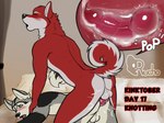 animal_genitalia anthro arctic_fox black_body black_fur black_nose blue_eyes blush bodily_fluids canid canine canine_genitalia canis cum cum_inside curled_tail domestic_dog duo eyes_closed fox fur genital_fluids genitals grey_body grey_fur hi_res husky internal kinktober kinktober_2024 knot knotting male male/male mammal multicolored_body multicolored_fur nordic_sled_dog open_mouth red_body red_fur rucho simple_background spitz tail theo_(rucho) true_fox white_body white_fur