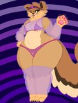 anthro arabian_clothing belly belly_dancer belly_dancer_outfit bikini clothing crown female headgear solo swimwear thick_thighs tiara translucent two-piece_swimsuit underwear smokin-chip chippy_(smokin-chip) chipmunk ground_squirrel mammal rodent sciurid tree_squirrel 3:4 hi_res