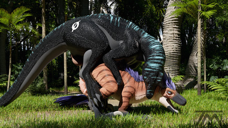 anal anal_penetration anus day duo feathers feral feral_on_feral from_behind_position genitals humping male male/male outside outside_sex penetration penile penile_penetration penis penis_in_ass rear_view sex thatman_23 jinnoaka_(modeler) blender_cycles iri_sorrowcaller zero_(thatman_23) dinosaur dromaeosaurid feathered_dinosaur feathered_scalie interceptor prehistoric_species reptile saurischian scalie theropod 16:9 3d_(artwork) 3d_animation animated blender_(artwork) digital_media_(artwork) loop widescreen