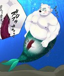 anal anal_penetration anthro belly blush butt duo eyewear genitals glasses humanoid_hands kemono male moobs nipples overweight overweight_male penetration penis solo_focus text underwater water hisashiyo_0705 lifewonders tokyo_afterschool_summoners leib_(tas) bear mammal polar_bear ursine 2022 digital_media_(artwork) hi_res japanese_text