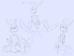 annoyed anthro breasts featureless_breasts feet female foot_fetish foot_focus genitals mature_female pouch_(anatomy) pussy solo spread_legs spreading adamb/t2oa dr._seuss sour_kangaroo kangaroo macropod mammal marsupial 4:3 absurd_res hi_res monochrome signature sketch sketch_page