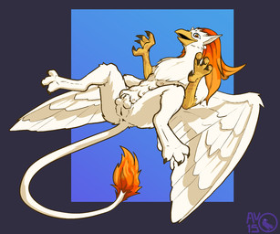 animal_genitalia animal_vulva breasts feline_genitalia feline_vulva feral genitals herm intersex lying multi_breast nipples on_back sheath solo spread_legs spreading vulva wings av-15 spiteful-crow mythology avian gryphon mythological_avian mythological_creature 6:5 hi_res maleherm_(lore)