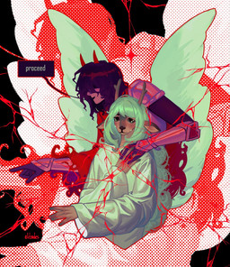 ambiguous_gender anthro antlers armor bodily_fluids brown_body brown_fur clothed clothing crying curly_hair dialogue digit_ring duo finger_ring fur glistening glistening_hair hair horn insect_wings jewelry lepidopteran_wings mind_control smile snowgrave speech_bubble tears text thorn_ring wings altades deltarune undertale_(series) kris_dreemurr noelle_holiday angel animal_humanoid arthropod arthropod_humanoid butterfly_humanoid deer demon horned_humanoid human humanoid insect insect_humanoid lepidopteran lepidopteran_humanoid lightner mammal new_world_deer reindeer winged_humanoid english_text hi_res