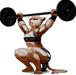 abs ambiguous_penetration anthro armpit_hair athletic_wear barbell biceps body_hair bra breasts clenched_teeth clothing crouching dildo dildo_insertion dildo_sitting dildosport exercise female medium_breasts muscular muscular_anthro muscular_female penetration sex_toy sex_toy_insertion small_breasts snatch_(weightlifting) solo sports_bra squats teeth underwear vaginal weightlifting weights workout workout_clothing anonymous_artist redout anonymous_colorist teenage_mutant_ninja_turtles sally_pride felid lion mammal pantherine hi_res
