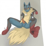 2014 anthro balls barefoot blush butt canine erection fur looking_down lucario mammal mega_evolution mega_lucario nintendo nude on_floor one_eye_closed open_mouth pawpads paws penis pokémon redyth sharp_teeth sitting spikes spread_legs spreading teeth video_games
Rating: Explicit
Score: 16
User: forkU
Date: March 31, 2014