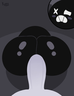 anal anal_penetration big_butt black_body butt butt_jiggle duo from_behind_position genitals grey_background humanoid_genitalia humanoid_penis jiggling limbless male male/male not_furry penetration penile penile_penetration penis rear_view sex simple_background thrusting white_body kiffy_(artist) the_end_is_nigh ash_(the_end_is_nigh) slime_(blob) 2022 2d_animation animated english_description frame_by_frame loop signature