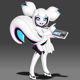 anthro big_iris biped breasts female fingers grey_background looking_at_viewer machine medium_breasts open_mouth simple_background solo standing tablet tail three-quarter_view goshaag krita_(copyright) kiki_the_cyber_squirrel mammal robot rodent sciurid tree_squirrel 1:1 2018 3d_(artwork) absurd_res digital_media_(artwork) full-length_portrait hi_res krita_(artwork) portrait shaded