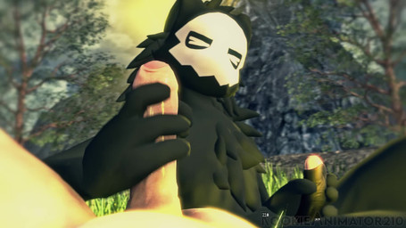 4_fingers anthro anthro_focus big_penis black_body black_fur black_sclera bodily_fluids bouncing_penis consistent_pov cum cum_on_penis cumshot duo ejaculation erection faceless_character faceless_human faceless_male fingers first_person_view foreskin fur genital_fluids genitals glans handjob handjob_while_masturbating holding_penis human_on_anthro human_pov humanoid_genitalia humanoid_penis interspecies male male/male male_on_anthro male_on_human male_pov masturbation outside partially_retracted_foreskin penile penile_masturbation penis pink_glans plant red_glans sex sitting solo_focus sound_effects stroking_penis tan_body tan_penis tan_skin tree unretracted_foreskin vein veiny_penis white_body white_eyes white_fur rookieanimator210 sound_warning changed_(video_game) puro_(changed) canid canine goo_creature human mammal 16:9 2020 3d_(artwork) 3d_animation animated digital_media_(artwork) hi_res high_framerate huge_filesize long_playtime loop sound source_filmmaker_(artwork) video widescreen