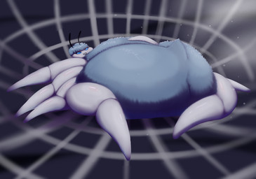 Rating: q
ID: 5720127
Date: 2025-07-19 21:50:32 -0400
Status: active
Score: 1
2023 anthro arachnid arthropod arthropod_webbing belly big_belly blue_sclera charlotte's_web charlotte_(charlotte's_web) female lying obese on_back overweight shweetmagnet solo spider post #5720127