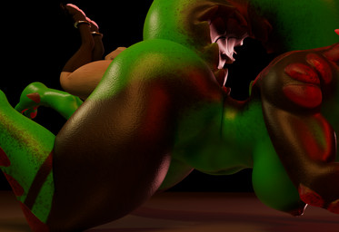 abdominal_bulge anal anal_penetration anal_vore animal_genitalia animal_penis anthro anus bdsm big_breasts big_butt bondage bonded bound breasts butt buttplug canine_genitalia canine_penis chain chained chained_cuffs claws duo feet female forced genitals hair intersex intersex/male looking_back male nude object_in_ass open_mouth paws penetration penis plug_(sex_toy) restraints sex_toy simple_background size_difference smile submissive tail tail_between_legs teeth thick_tail thick_thighs unwilling_prey vore vore_bulge vore_tether wide_hips skarrfox_(artist) vulgarvictor_(modeler) kroxigor_(vulgarvictor) canid canine canis kroxigor mammal wolf 2025 3d_(artwork) blender_(artwork) digital_media_(artwork) hi_res huge_filesize
