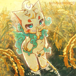 anthro blush bodily_fluids censor_bar field foreskin genital_fluids genitals hair ineffective_censorship male mischievous_smile nude peeing penis shota shush slightly_chubby small_penis solo standing urine urine_stream water wheat_field young young_male concombre_9 asian_mythology east_asian_mythology japanese_mythology mythology foo_dog komainu mammal yokai 1:1 censored