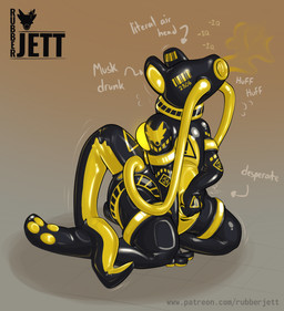 bdsm bondage bound circulation clothed clothing diaper diapersuit drone fart_tubes fleshlight_gag gag gagged gas gas_mask hosesuit latex latex_clothing latex_skinsuit mask musk padded penetrable_sex_toy perma permanent sex_toy skinsuit solo tight_clothing wearing_diaper rubberjett mammal murid murine rat rodent hi_res