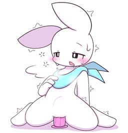anthro blush bodily_fluids clitoris dildo dildo_in_vagina dildo_insertion dildo_sitting female flat_chested fur genitals masturbation open_mouth orgasm orgasm_face penetration sex_toy sex_toy_in_vagina sex_toy_insertion solo sweat vaginal vaginal_masturbation vaginal_penetration vulva white_body white_fur bubbluechy lagomorph leporid mammal rabbit
