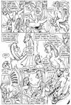 2014 anthro anthro_on_anthro anthro_penetrated anthro_penetrating anthro_penetrating_anthro balls bessy_(here_there_be_dragons) big_penis comic dialogue dragon english_text equid equine erection female female_penetrated genitals group gustav_(here_there_be_dragons) hair handjob here_there_be_dragons horse huge_penis hyper hyper_genitalia hyper_penis interspecies karno long_tongue male male/female male_penetrating male_penetrating_female mammal monochrome mythological_creature mythological_scalie mythology nude open_mouth open_smile orgasm_denial penetration penile penile_penetration penis penis_in_pussy profanity pussy scalie sex smile sound_effects speech_bubble tail text tongue vaginal vaginal_penetration vein veiny_penis zashy