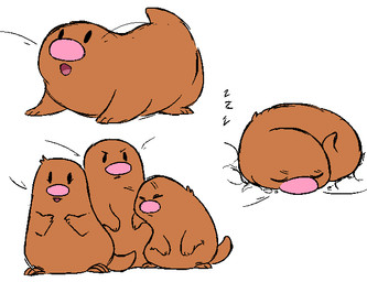 ambiguous_gender feral feralized group multiple_poses pose simple_background sleeping whiskers white_background third-party_edit unknown_artist nintendo pokemon diglett dugtrio generation_1_pokemon mammal pokemon_(species) aliasing digital_media_(artwork)