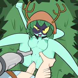 anvil_position arm_hair big_breasts big_penis bodily_fluids body_hair branch branch_horn breasts clothed clothed_male clothed_sex clothing duo erection excessive_vaginal_fluids female female_penetrated first_person_view from_front_position genital_fluids genitals green_body green_eyes green_nipples hand_behind_head hood human_on_humanoid human_penetrating human_penetrating_humanoid humanoid_penetrated interspecies larger_human larger_male leaf leaf_hair leg_grab legs_up light_body light_skin lying lying_on_ground male male/female male_penetrating male_penetrating_female mask mostly_nude mostly_nude_female mostly_nude_humanoid navel nipples on_back on_ground open_mouth penetration penile penile_penetration penis penis_in_vagina plant plant_hair plant_horn pseudo_hair pseudo_horn robot_arm sex size_difference smaller_female smaller_humanoid smaller_penetrated vaginal vaginal_fluids vaginal_fluids_on_penis vaginal_penetration ok-pace-9424 adventure_time cartoon_network finn_the_human huntress_wizard elemental_creature elemental_humanoid flora_fauna human humanoid mammal plant_humanoid 1:1 2025 absurd_res hi_res