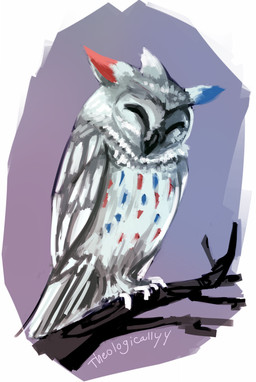 abstract_background ambiguous_gender beak biped black_beak blue_background blue_body blue_feathers blue_spots border branch claws dipstick_ears ear_markings eyes_closed feather_tuft feathers featureless_crotch feet feral folded_wings front_view gradient_background head_tuft in_tree markings multicolored_body multicolored_ears multicolored_feathers neck_tuft on_branch pink_background plant realistic red_body red_feathers red_spots simple_background solo spots spotted_body spotted_feathers standing tail tail_feathers talons toe_claws toes tree tuft white_body white_border white_feathers white_tail white_wings wings artsy-theo nintendo pokemon avian bird generation_4_pokemon owl pokemon_(species) togekiss 2015 digital_media_(artwork) digital_painting_(artwork) full-length_portrait painting_(artwork) portrait signature